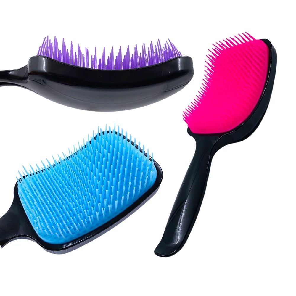 Racket Detangler Pro – Escova Desembaraçadora Sem Dor para Cabelos Radiantes e Saudáveis