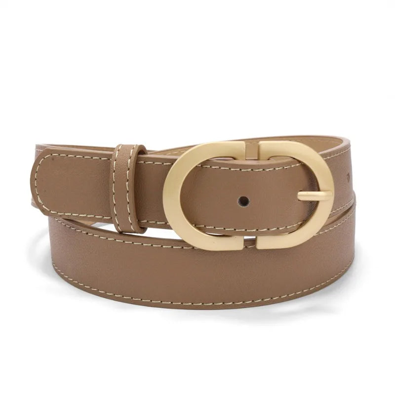 Cinto Feminino Casual com Fivela Elegante – Estilo e Versatilidade no Seu Look