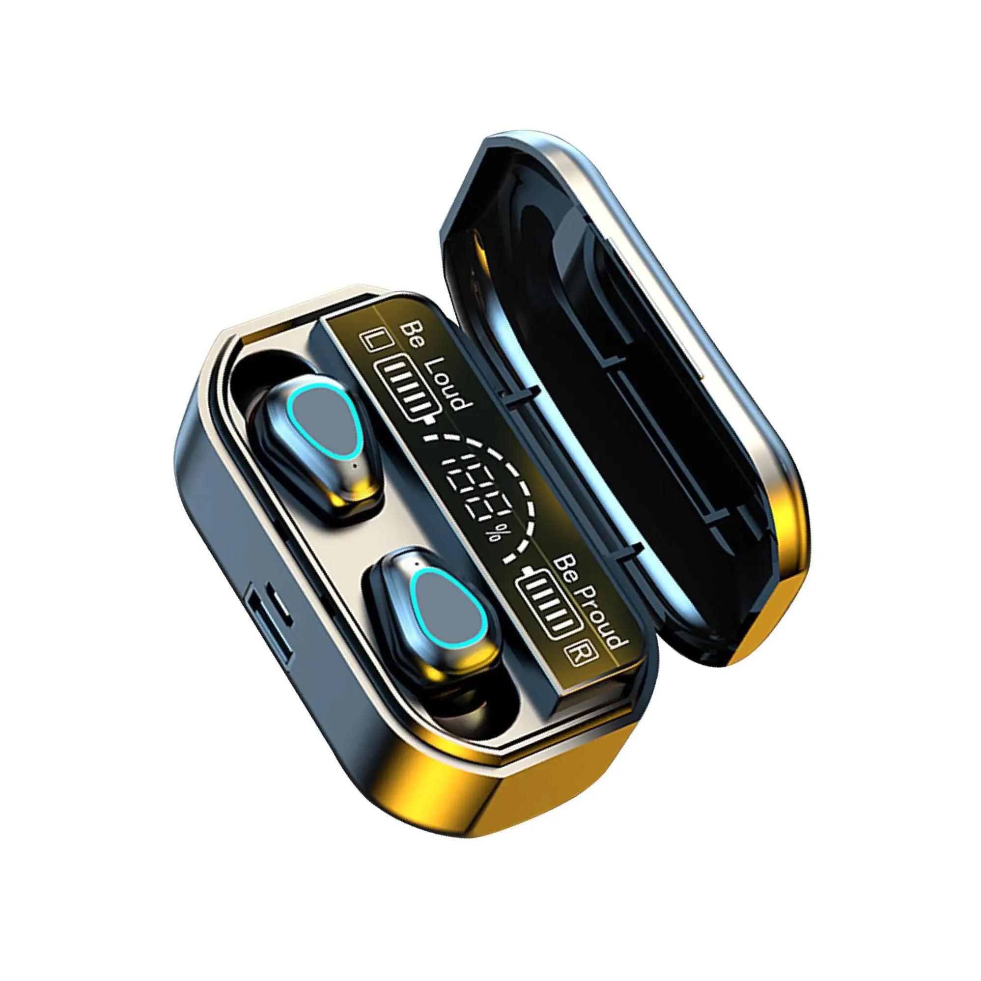 Elenxs AeroBeat Pro – Earbuds Bluetooth 5.2 com Cancelamento de Ruído e Estojo Power Bank